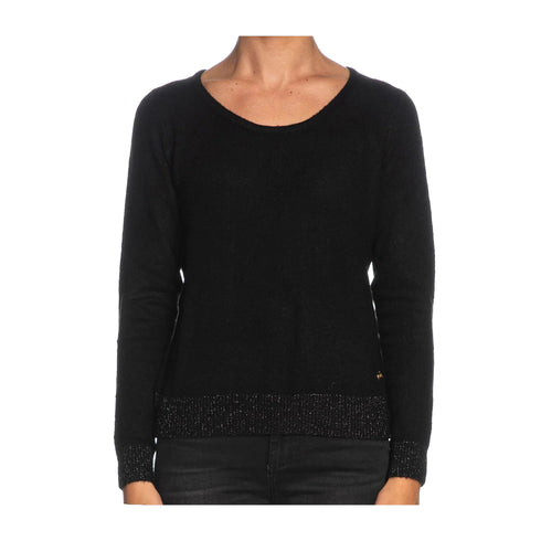 YESZEE Maglia Maglia Donna scollo tondo in lurex Nero A24 - YESZEEM058BT00 - 0801 - XS - Francavilla Moda